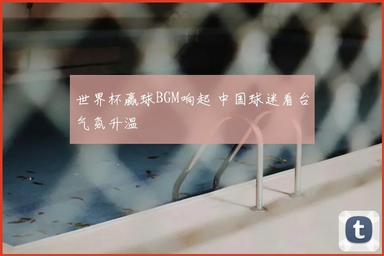 世界杯赢球BGM响起 中国球迷看台气氛升温