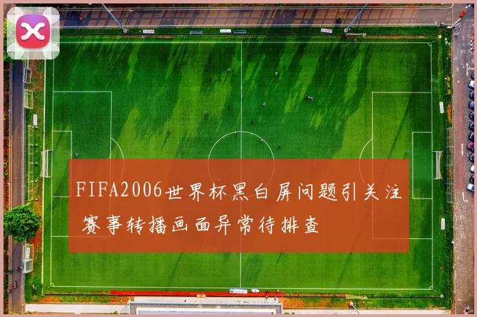 FIFA2006世界杯黑白屏问题引关注 赛事转播画面异常待排查
